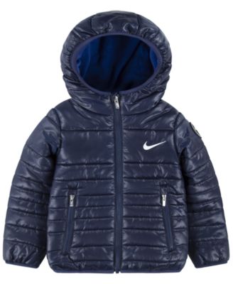 Nike - Toddler Boys Hooded Quilted Fill Jacket