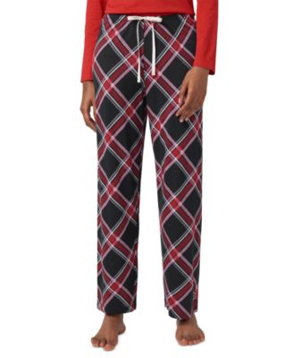 Hue - Women's Perfect Plaid Mid-Rise Pajama Pants