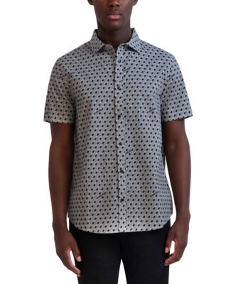 KARL LAGERFELD PARIS - Men's Geo-Pattern Shirt