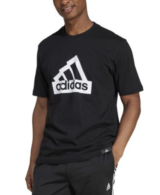 adidas - Men's Modern Essentials Regular-Fit Logo Graphic T-Shirt