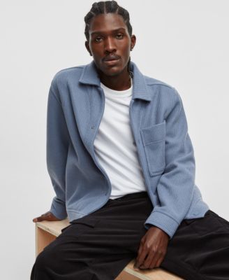 Mode of One - Men's Long-Sleeve Knit Trucker Jacket