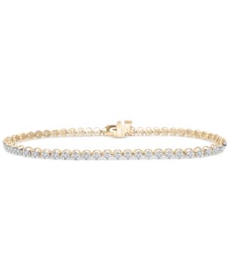 Macy's - Diamond Bracelet (1/2 ct. t.w.) in 10k Yellow Gold