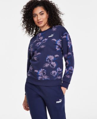 Puma - Women's Essentials Floral Vibes Crewneck Sweatshirt