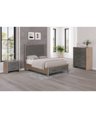 Furniture - Portmore 3pc California King Storage Set (Panel Bed, Chest & 2-Drawer Nightstand), Created for Macy's