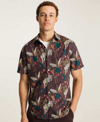 Bonobos - Men's Slim-Fit Riviera Leopard Graphic Shirt