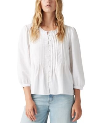 Levi's - Women's 3/4-Sleeve Button-Front Blouse