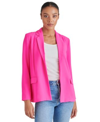 Steve Madden - Women's Payton Open-Front Long-Sleeve Blazer