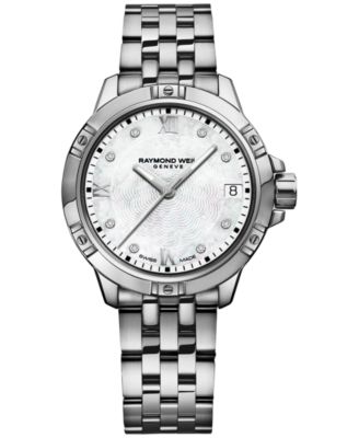 Raymond Weil - Women's Swiss Tango Diamond Accent Stainless Steel Bracelet Watch 30mm