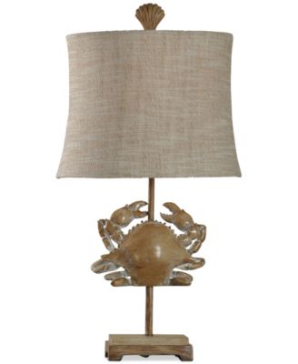 StyleCraft Home Collection - Crab Fossil Table Lamp