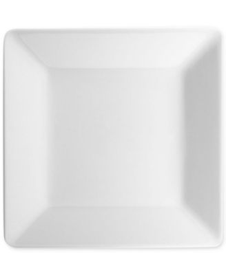 Q Squared - Diamond Square 7.25" Melamine Salad Plates, Set Of 4
