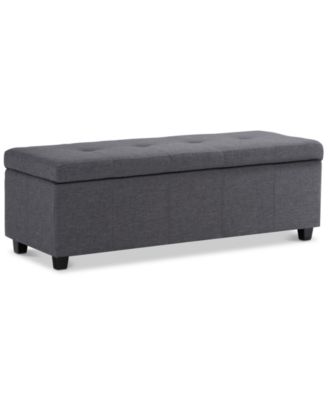 Simpli Home - Chamerlain Bench, Quick Ship