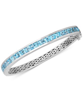 Macy's - Gemstone Bangle Bracelet in Sterling Silver
