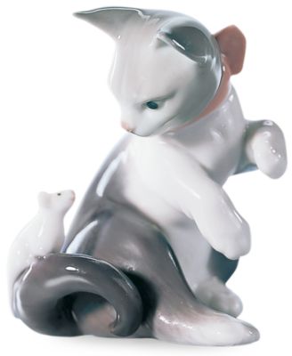 Lladró - Cat and Mouse Figurine