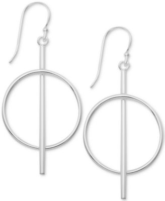 Essentials - Bar & Circle Drop Earrings