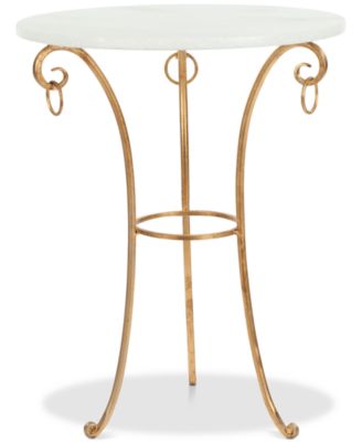 Safavieh - Tamara Round Top Accent Table, Quick Ship