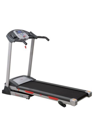 Sunny Health & Fitness - Sf-T7603 Electric Treadmill W/&nbsp;9 Programs, 3 Manual Incline, Easy Handrail Controls & Preset Button Speeds, Soft Drop System