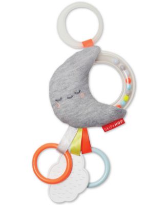 Skip Hop - Silver Lining Cloud Rattle Moon Stroller Toy