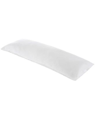 Cheer Collection - Hypoallergenic Down Alternative Side Body Pillow with Zippered Cover
