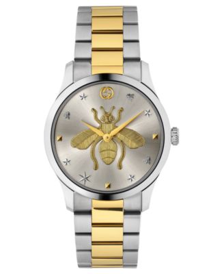 Gucci - Unisex G-Timeless Two-Tone Stainless Steel Bracelet Watch 38mm