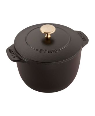 Staub - Cast Iron 1.5-qt Petite French Oven - Matte Black