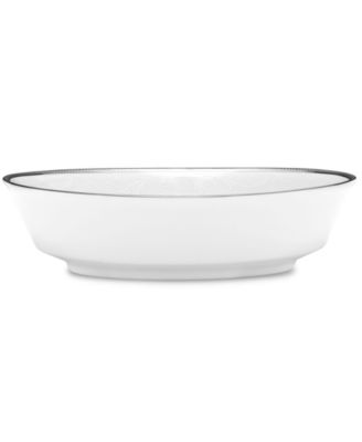 Noritake - Regina Platinum Oval Vegetable Bowl, 32 Oz.