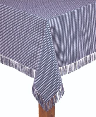 Lintex - Homespun Marine 100% Cotton Tablecloth 70" Round