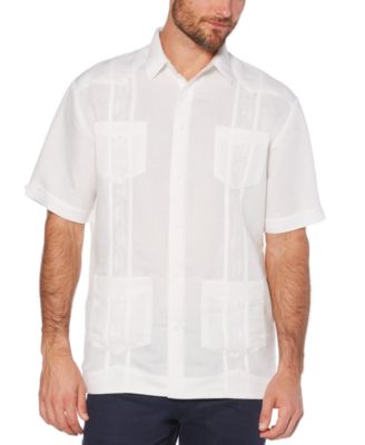 Cubavera - Shirt, Short-Sleeve Embroidered Guayabera Shirt