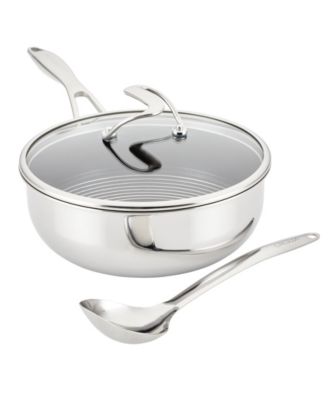 Circulon - SteelShield Nonstick 3.5-Qt. Covered Chef's Pan with Spoon
