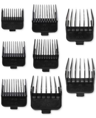 StyleCraft Professional - StyleCraft 8-Pc. Dub Magnetic Clipper Guards Set - Black