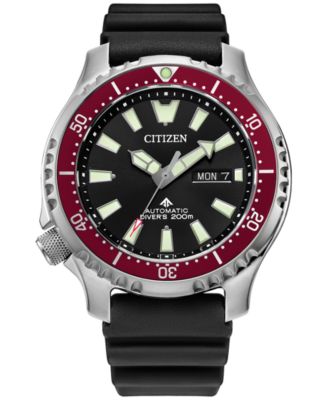 Citizen - Men's Automatic Dive Black Strap Watch, 44mm