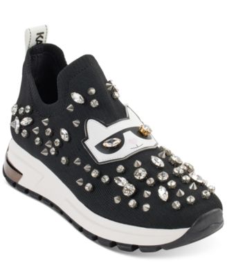 KARL LAGERFELD PARIS - Women's Maina Embellished Pull-On Sneakers