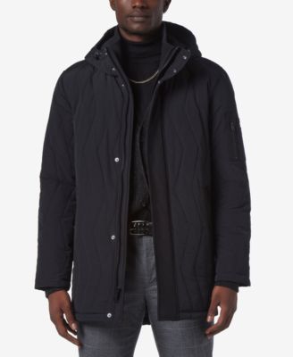 Marc New York - Men's Foley Zig-Zag Quilt Hooded Parka
