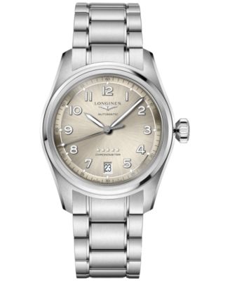 Longines - Women's Swiss Automatic Spirit Chronometer Stainless Steel Bracelet Watch 37mm