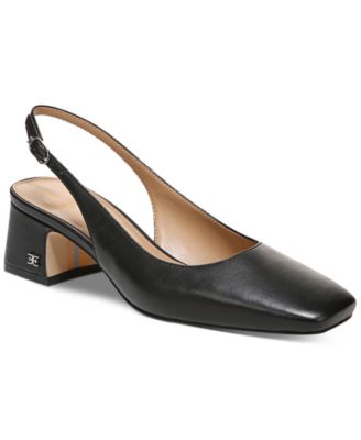 Sam Edelman - Terra Snip-Toe Slingback Block-Heel Pumps