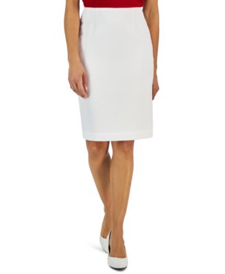 Kasper - Women's Stretch-Crepe Back-Vent Skimmer Pencil Skirt