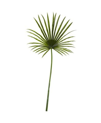 Nearly Natural - 50" Fan Palm Spray Artificial Plant, Set of 2