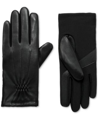 Isotoner Signature - Women's Stretch Leather Touchscreen Gloves