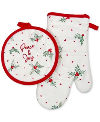 Lenox - Bayberry Oven Mitt & Pot Mitt 2-Pc. Set