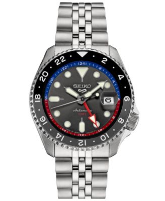Seiko - Men's Automatic 5 Sports Stainless Steel Bracelet Watch 43mm