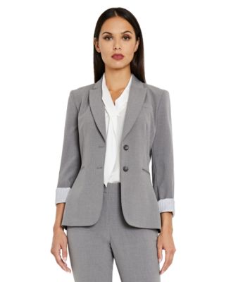 Tahari ASL - Notched Two-Button Blazer
