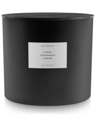 ENVIRONMENT - Citrus Lemongrass Jasmine Candle (Inspired by 5-Star Hotels), 55 oz.