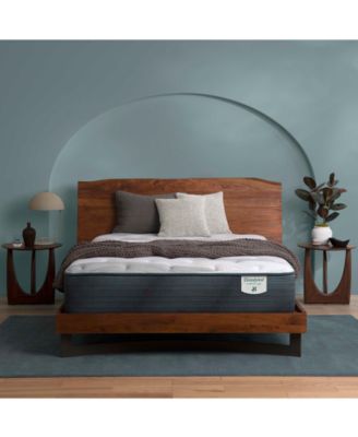 Beautyrest - Harmony Lux Anchor Island 13.5" Plush Mattress Set - Queen