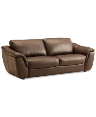 Furniture - Jennard 91" Leather Sofa