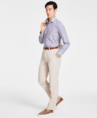 Hugo Boss - Men's Modern-Fit Tan Suit Pants