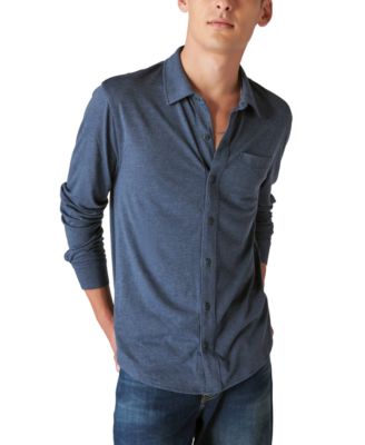 Lucky Brand - Men's Long Sleeve Button-Front Shirt