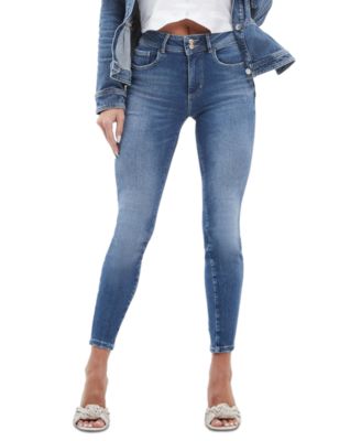 GUESS - Women's Shape Up Mid-Rise Skinny Jeans