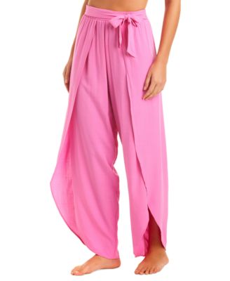 Jessica Simpson - Women's Tie-Waist Beach Cover-Up Pants