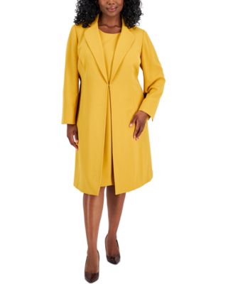 Le Suit - Plus Size Topper Jacket & Sheath Dress Suit