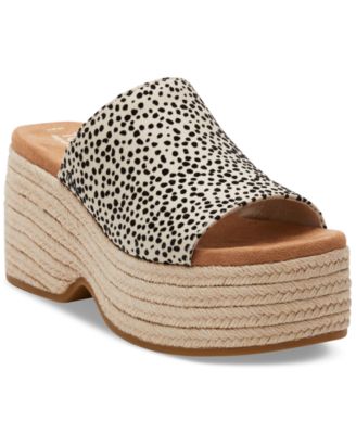 TOMS - Women's Laila Slide Platform Espadrille Sandals