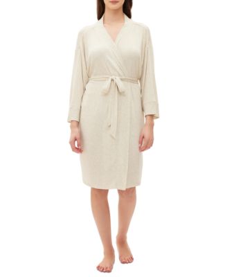 GAP - Women's Long-Sleeve Ribbed Belted Robe